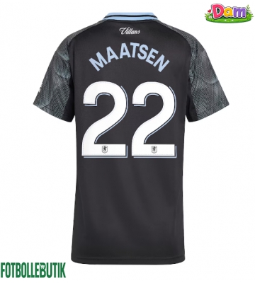 Aston Villa Ian Maatsen #22 Bortatröja Kvinnor 2025-26 Kortärmad